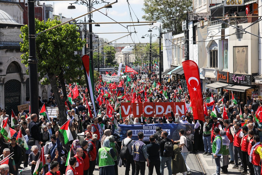 İstanbul Gazze Için Yürüdü1