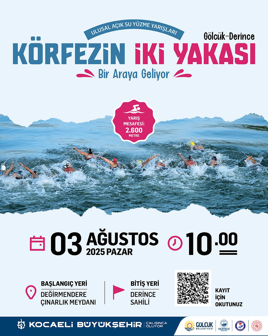 Körfezin Iki Yakasını Kulaçlar Birleştirecek