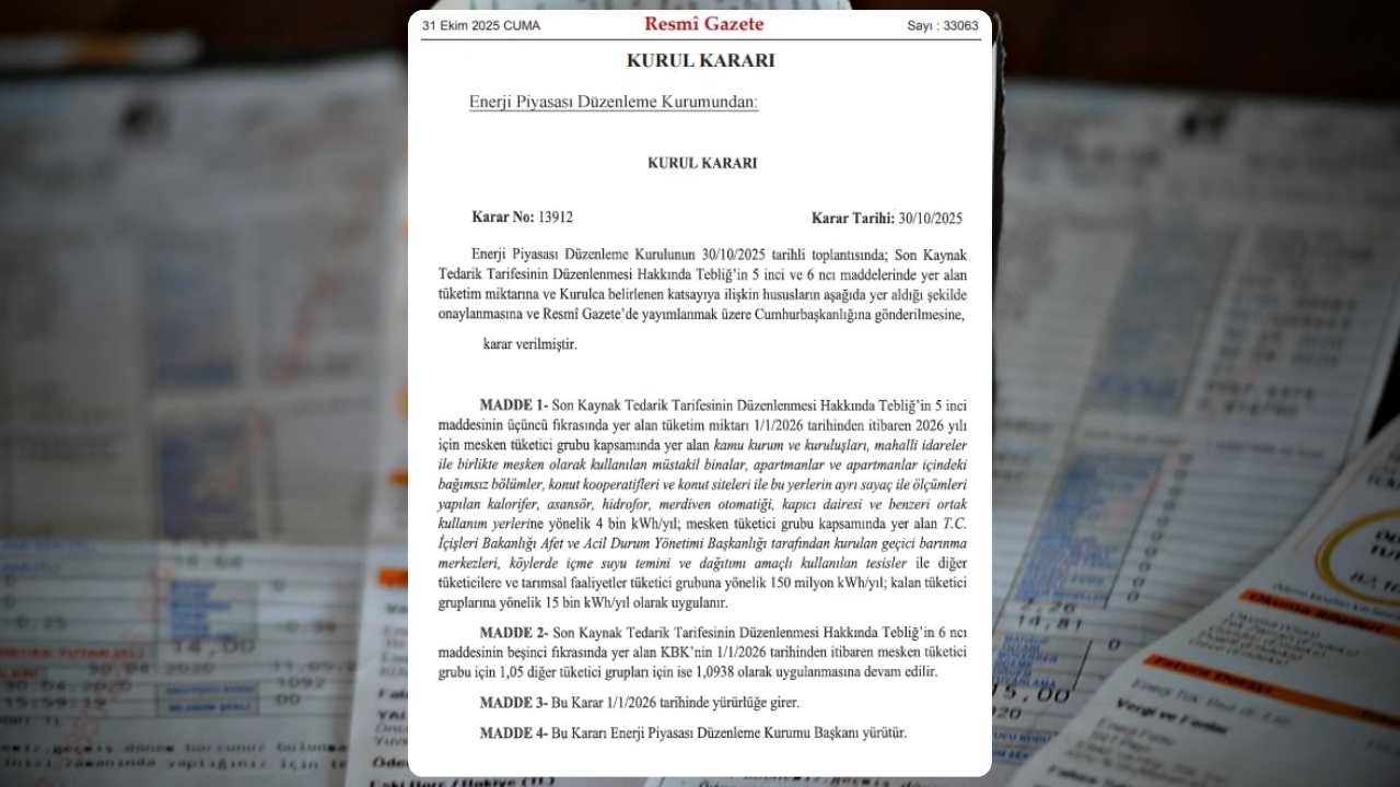 Elektrik faturalarında yeni dönem 2026’da devlet desteği daralıyor