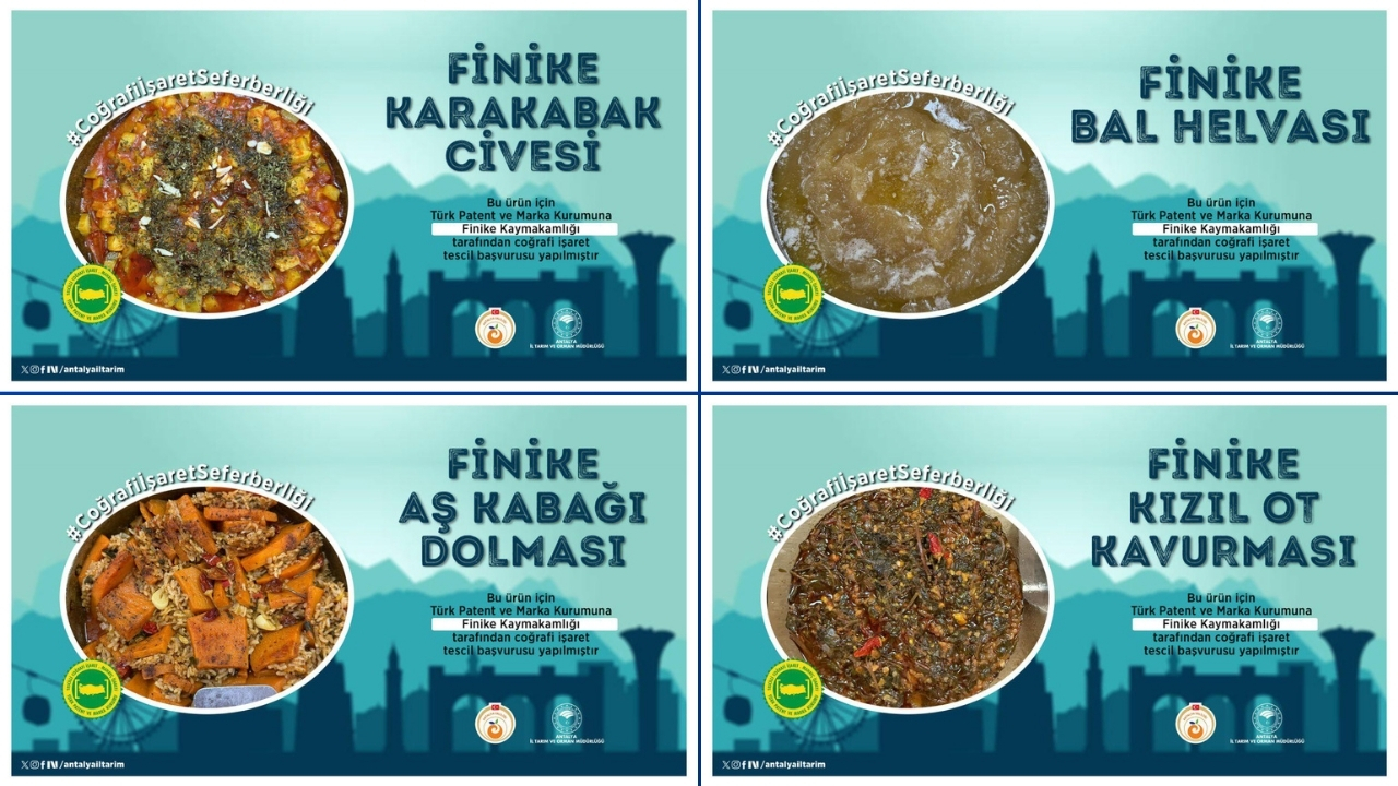 Finike’nin yöresel tatları coğrafi işaretle taçlanıyor