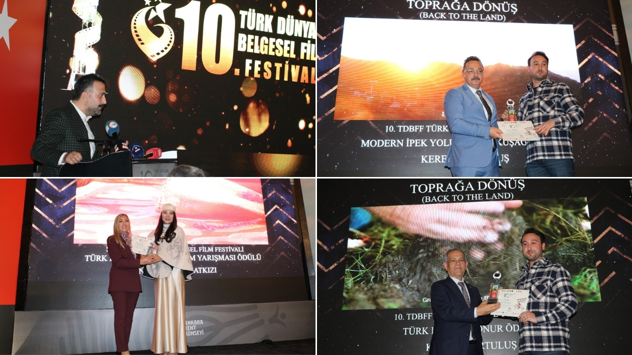 Türk Dünyası Belgesel Festivali’nde büyük buluşma Ödüller sahiplerini buldu