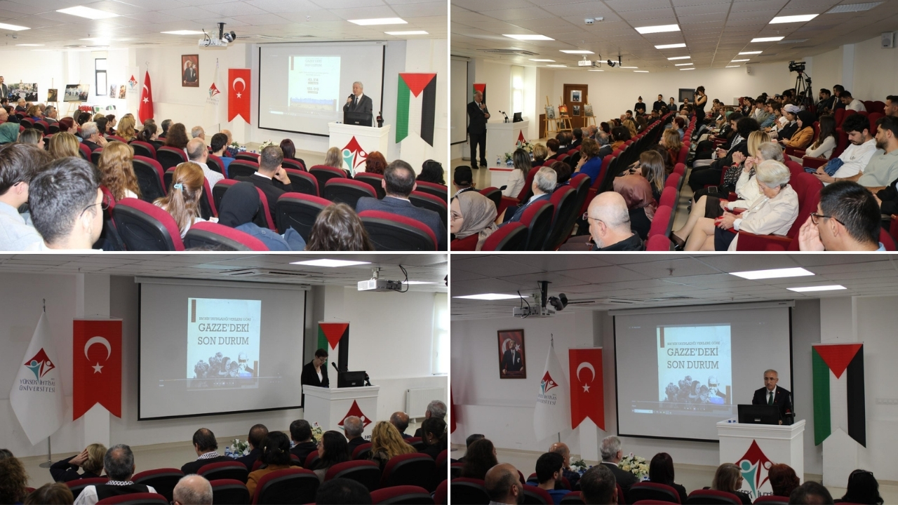 Yüksek İhtisas Üniversitesi’nde Gazze’ye destek haftası