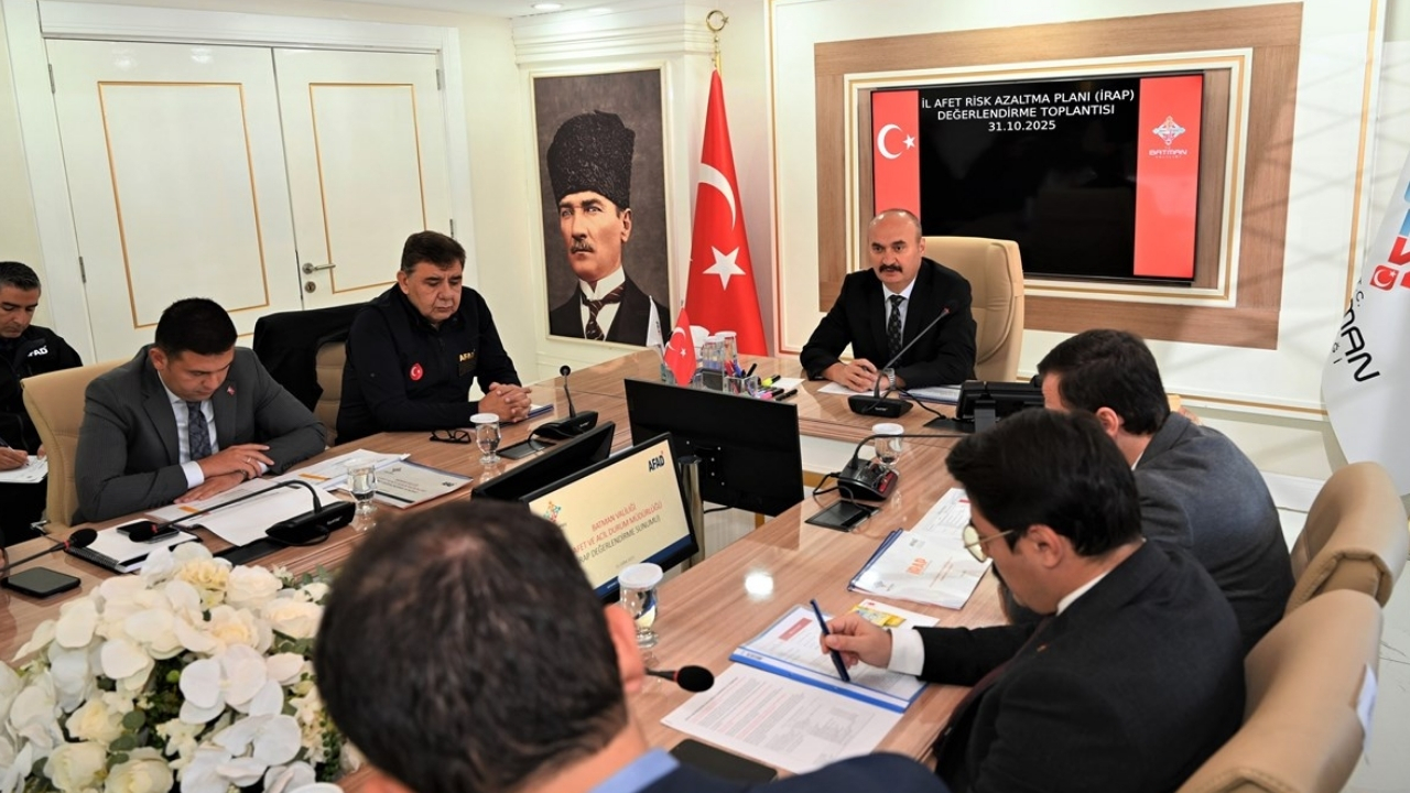 Batman’da İl Afet Risk Azaltma Planı değerlendirildi