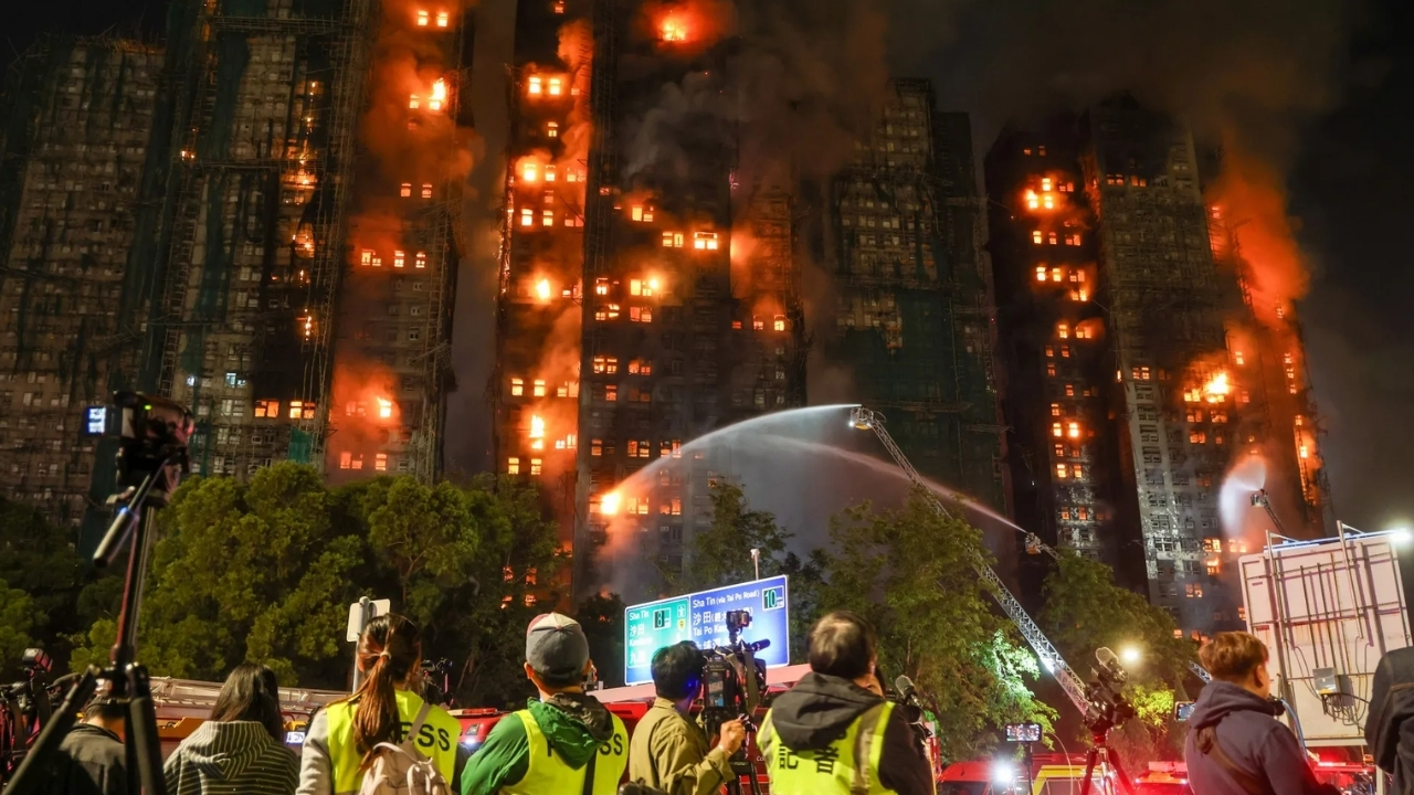 Hong Kong’daki site yangınında can kaybı 94’e çıktı