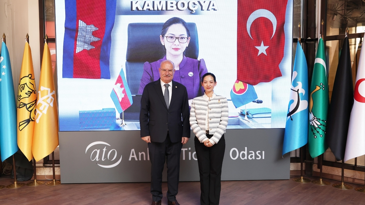 Kamboçya Ticaret Bakanı ATO’da Ticarette 1 milyar dolar hedefi