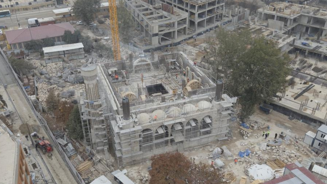 Malatya’da tarihi “Teze Cami” yeniden yükseliyor