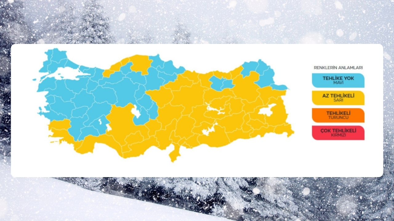 Meteoroloji’den kuvvetli yağış, kar ve fırtına uyarısı