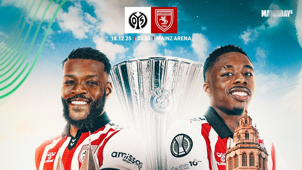 Samsunspor, Konferans Ligi’nde Mainz 05’e konuk oluyor