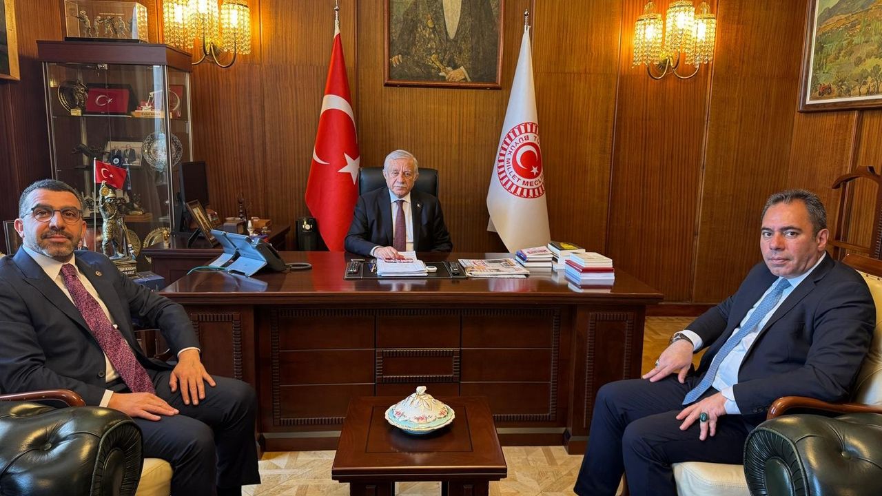 Kars Milletvekili Adem Çalkın ve Başkan Senger'den TBMM Başkanvekili Celal Adan’a ziyaret