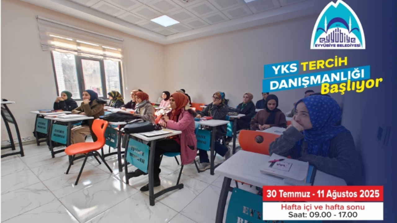Eyyübiye Belediyesi'nden gençlere YKS tercih desteği