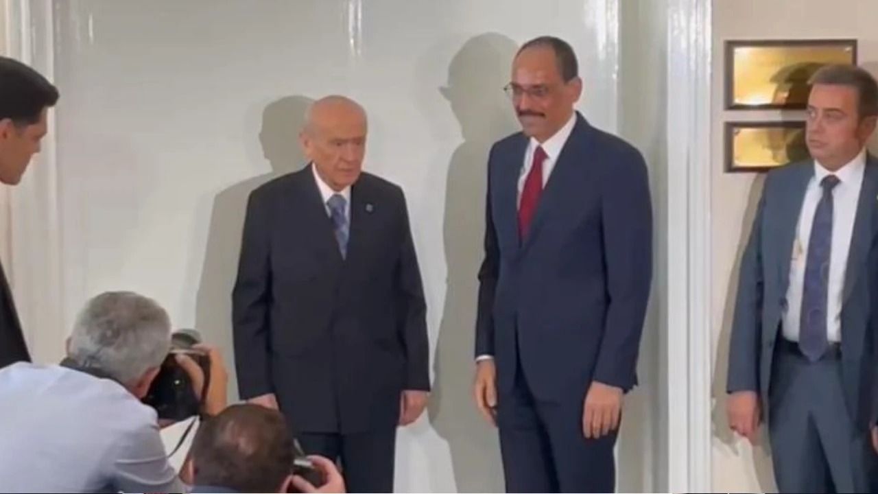 Kalın’dan Bahçeli'ye Terörsüz Türkiye ziyareti