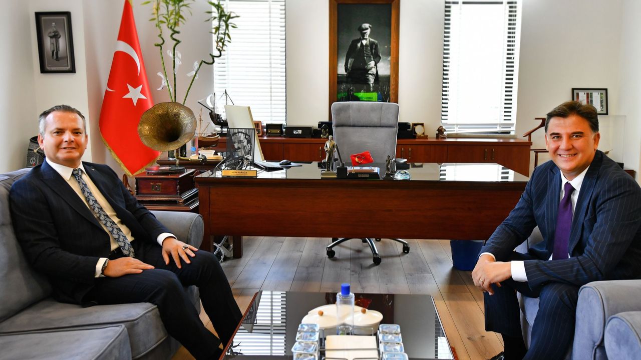 Kaymakam Fatih Akkaya’dan Başkan Karaca’ya iade-i ziyaret