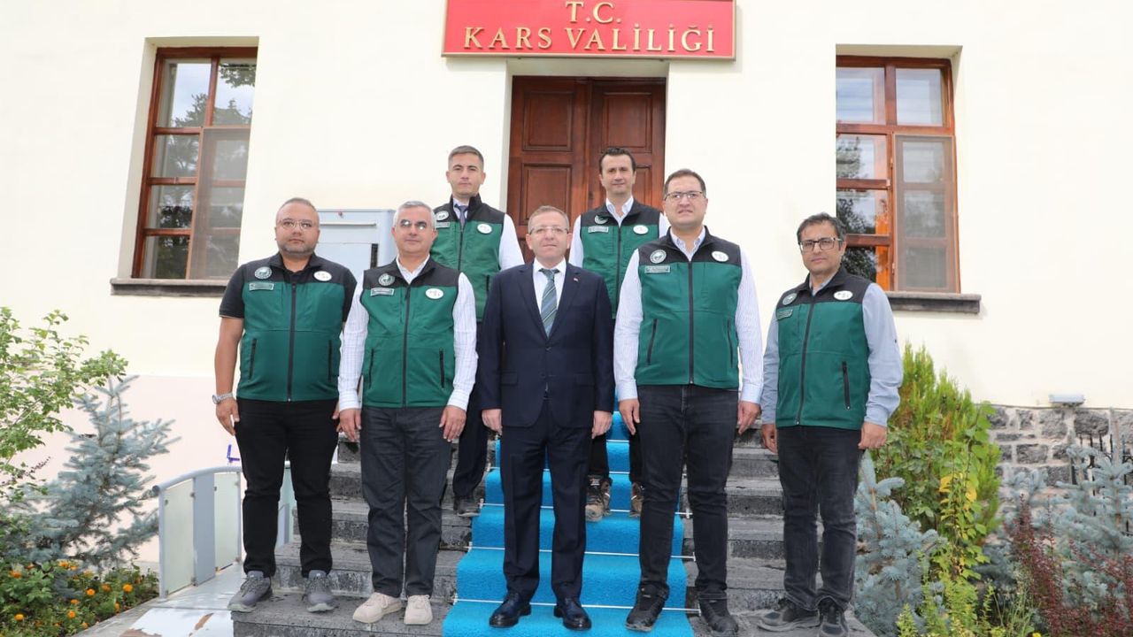 Kars Valisi Ziya Polat, DSİ Heyetini Kabul Etti