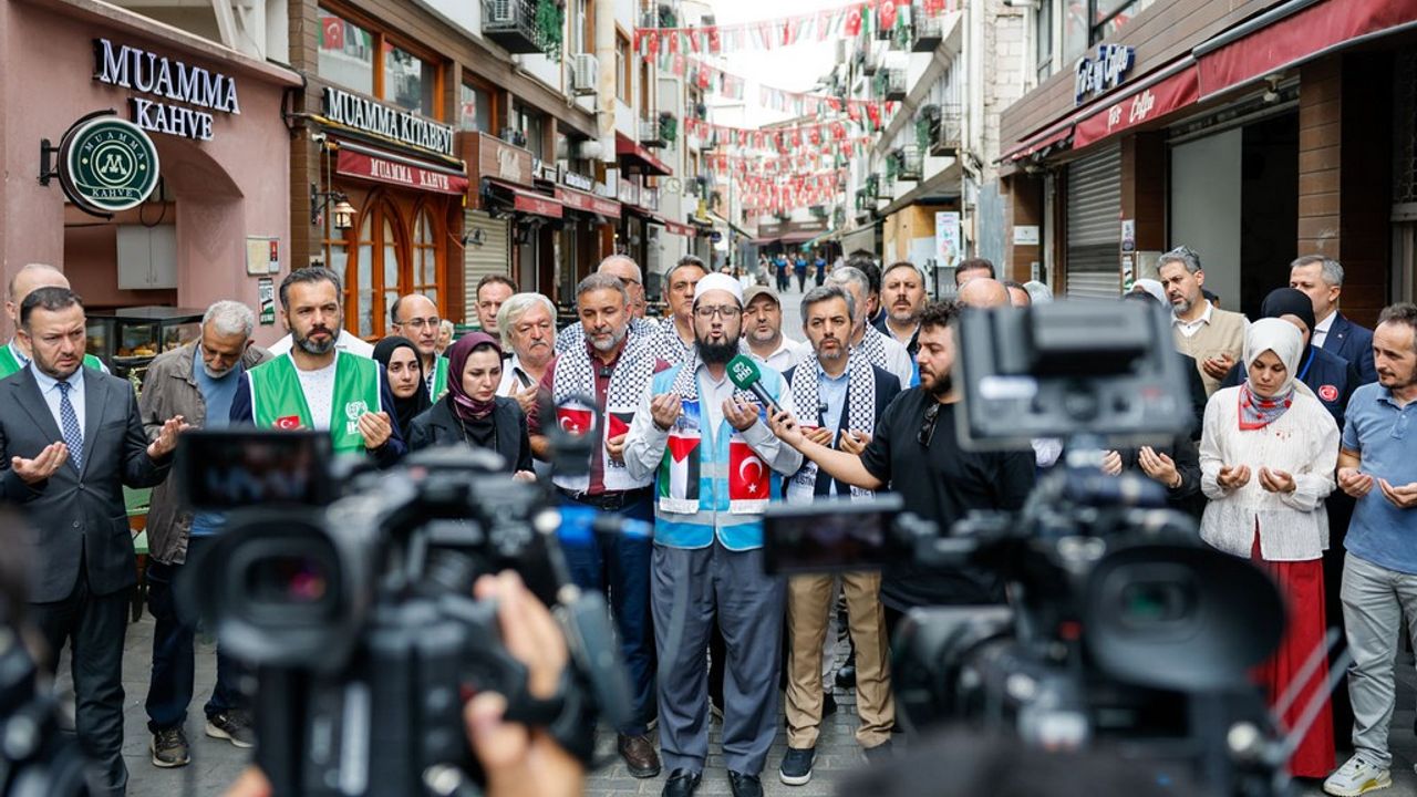 Üsküdar’da esnaf bir günlük gelirini Gazze'ye bağışlıyor