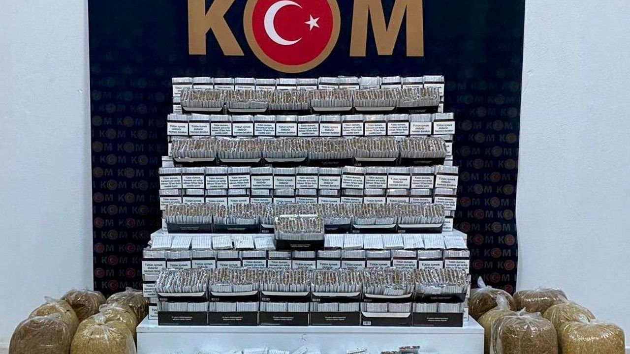 Kars’ta kaçak tütün operasyonu: 80 bin doldurulmuş makaron ele geçirildi
