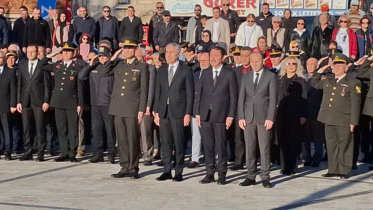 Ulu önder, ölümünün 87. Yılında yapılan törenle anıldı