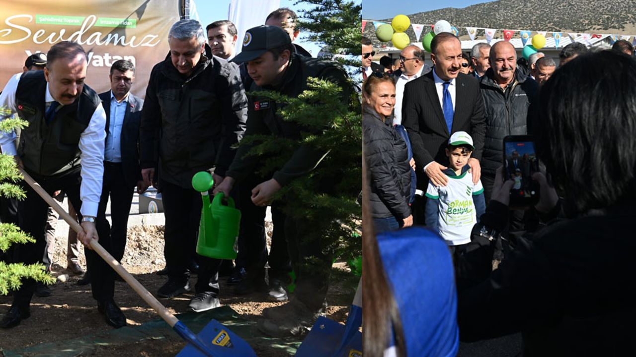 Isparta’da 69 bin 250 fidan toprakla buluştu