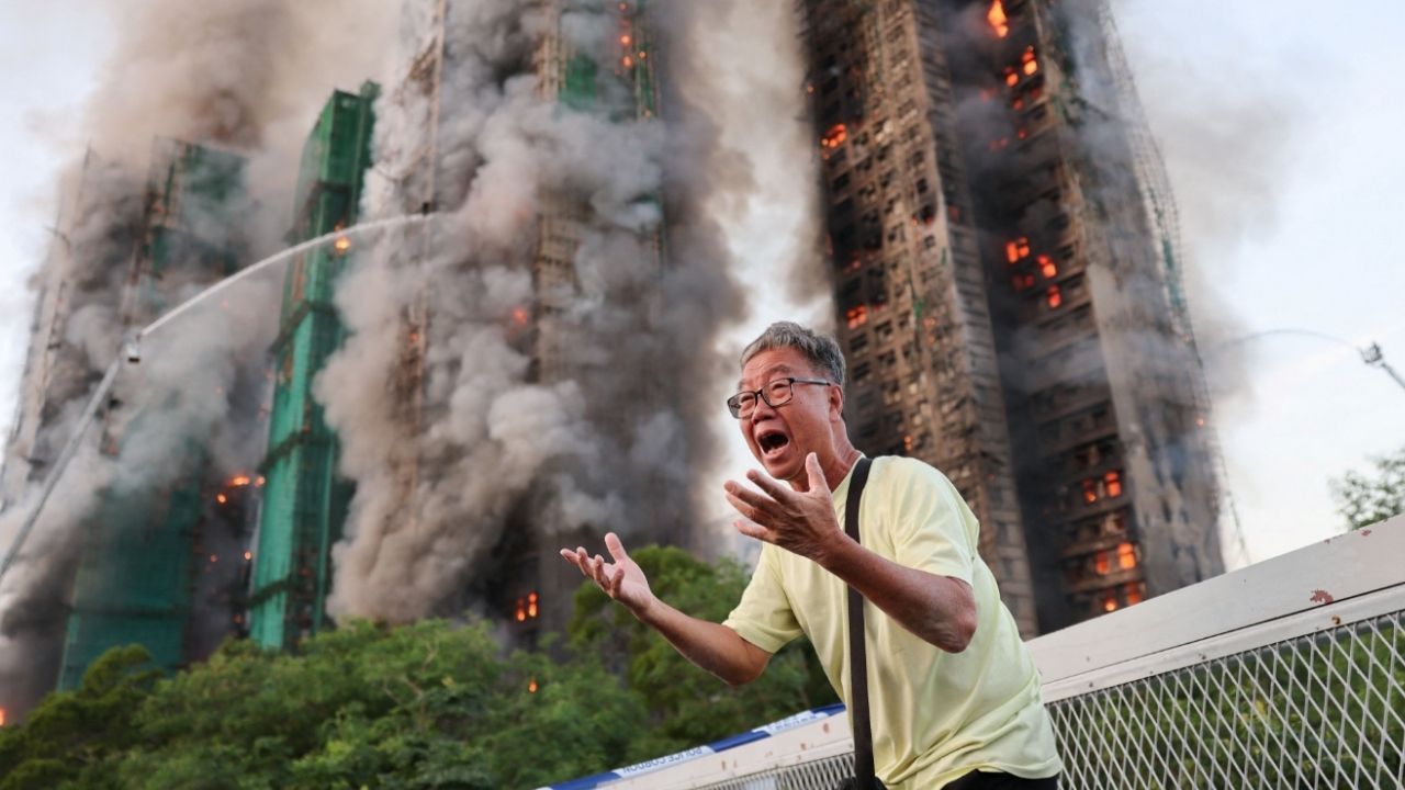 Hong Kong’daki site yangınında can kaybı 94’e çıktı