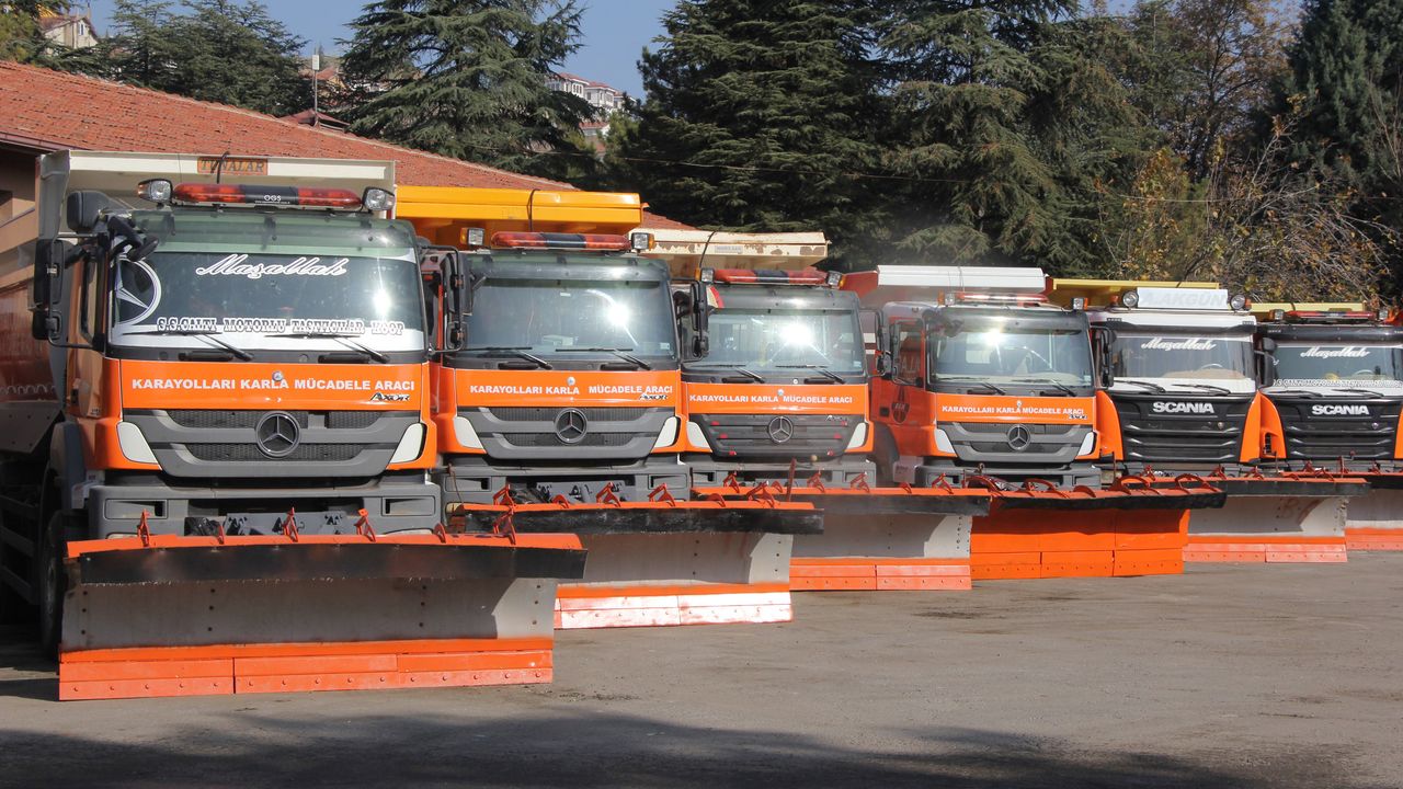 Karayolları Beypazarı 43. Şube Şefliği Kış sezonunu başlattı