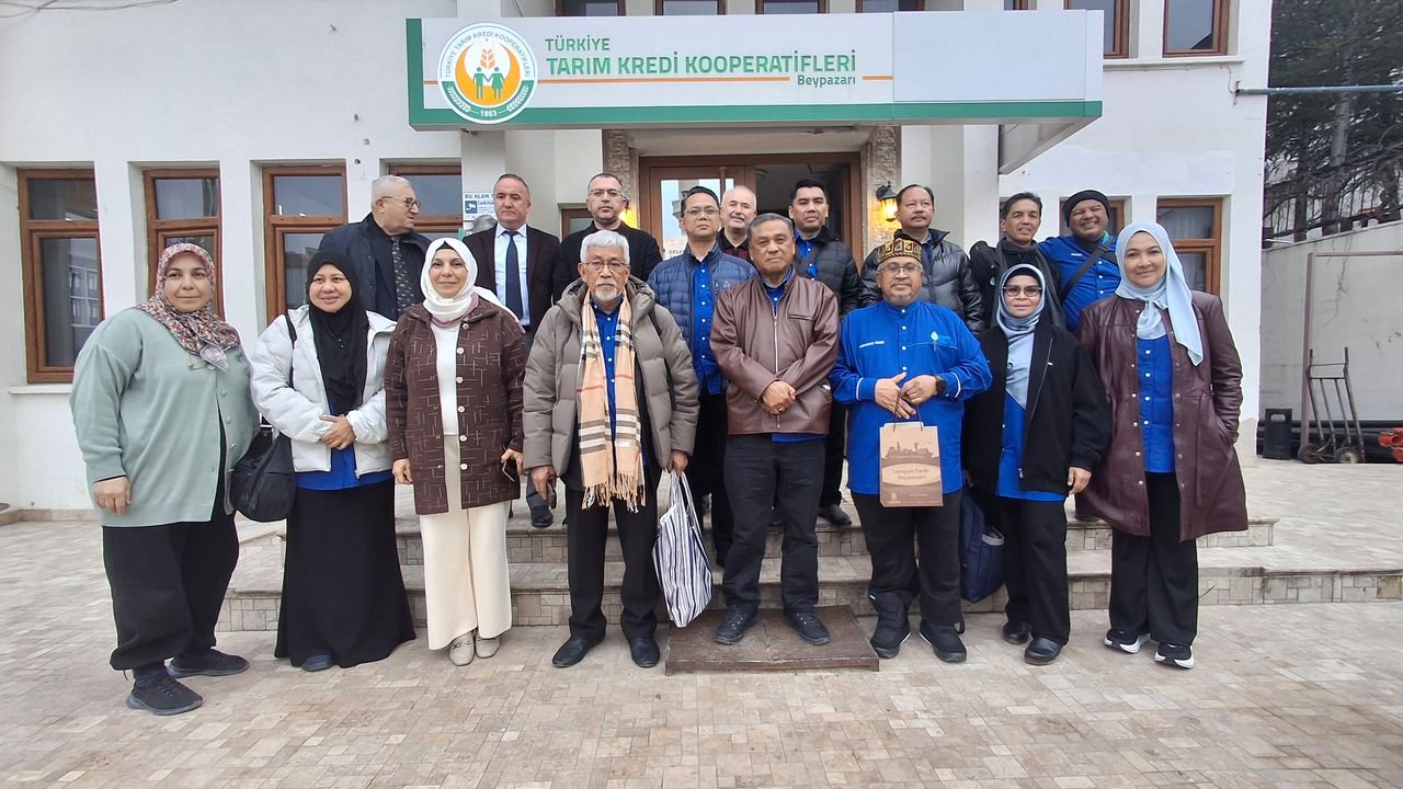 Malezya  heyeti Kooperatifler birliği heyeti Beypazarı’nda