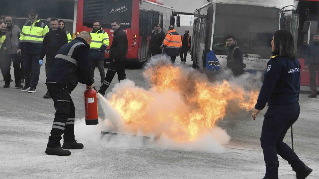 EGO personeline “acil durum tatbikatı”