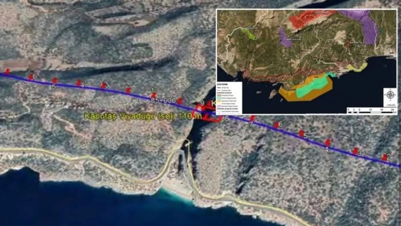 Finike–Demre–Kaş yol projesine mahkemeden iptal kararı