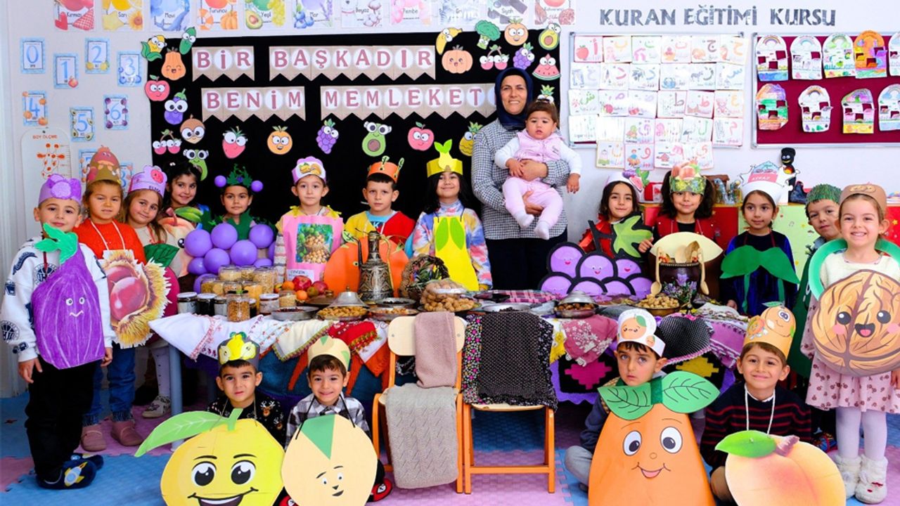 İbradı’da yerli malı haftası minik yüreklerle şenlendi