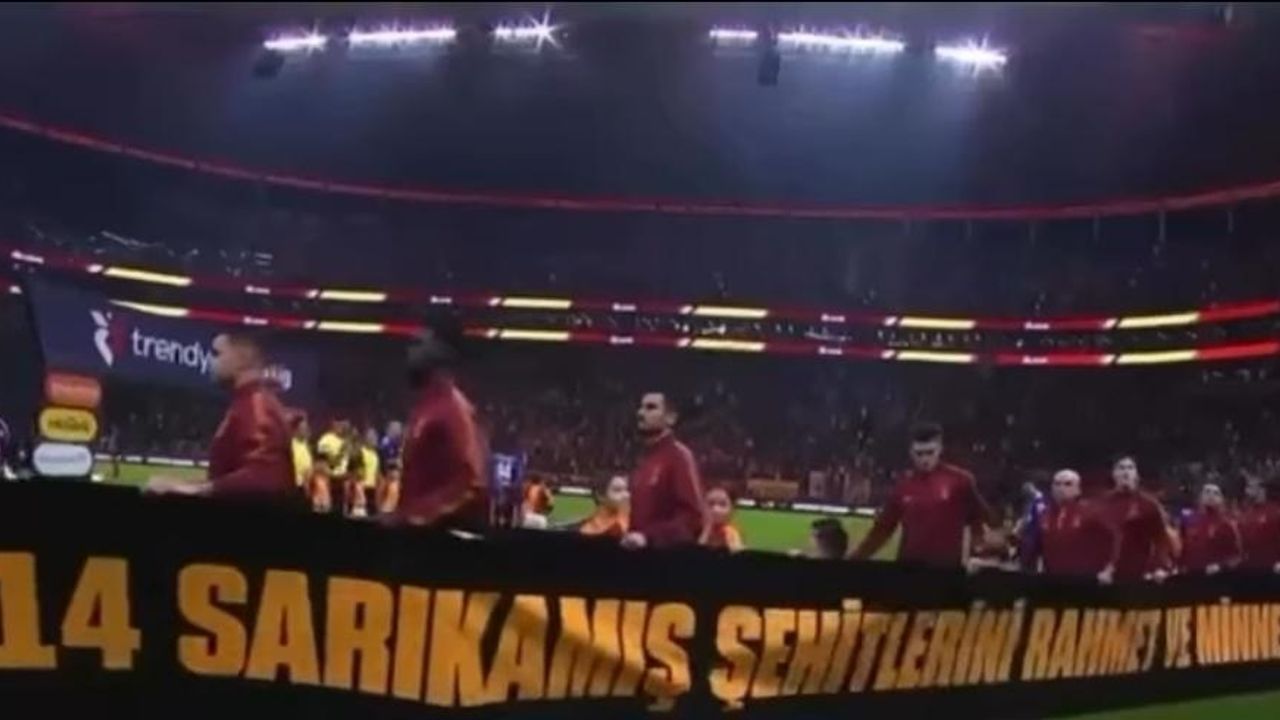 Sahada Vefa Rüzgarı: Galatasaray’dan Sarıkamış Şehitlerine Anlamlı Selam!