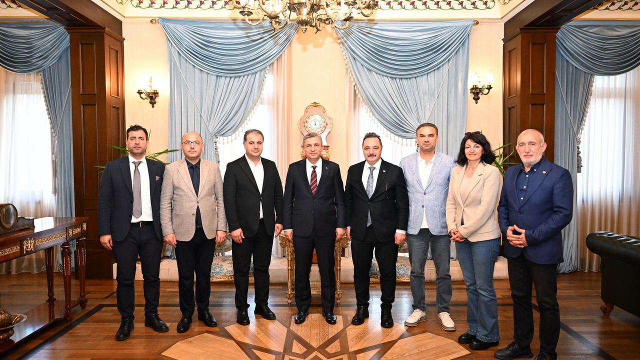 TİMBİR heyetinden Antalya Valisi Şahin’e ziyaret