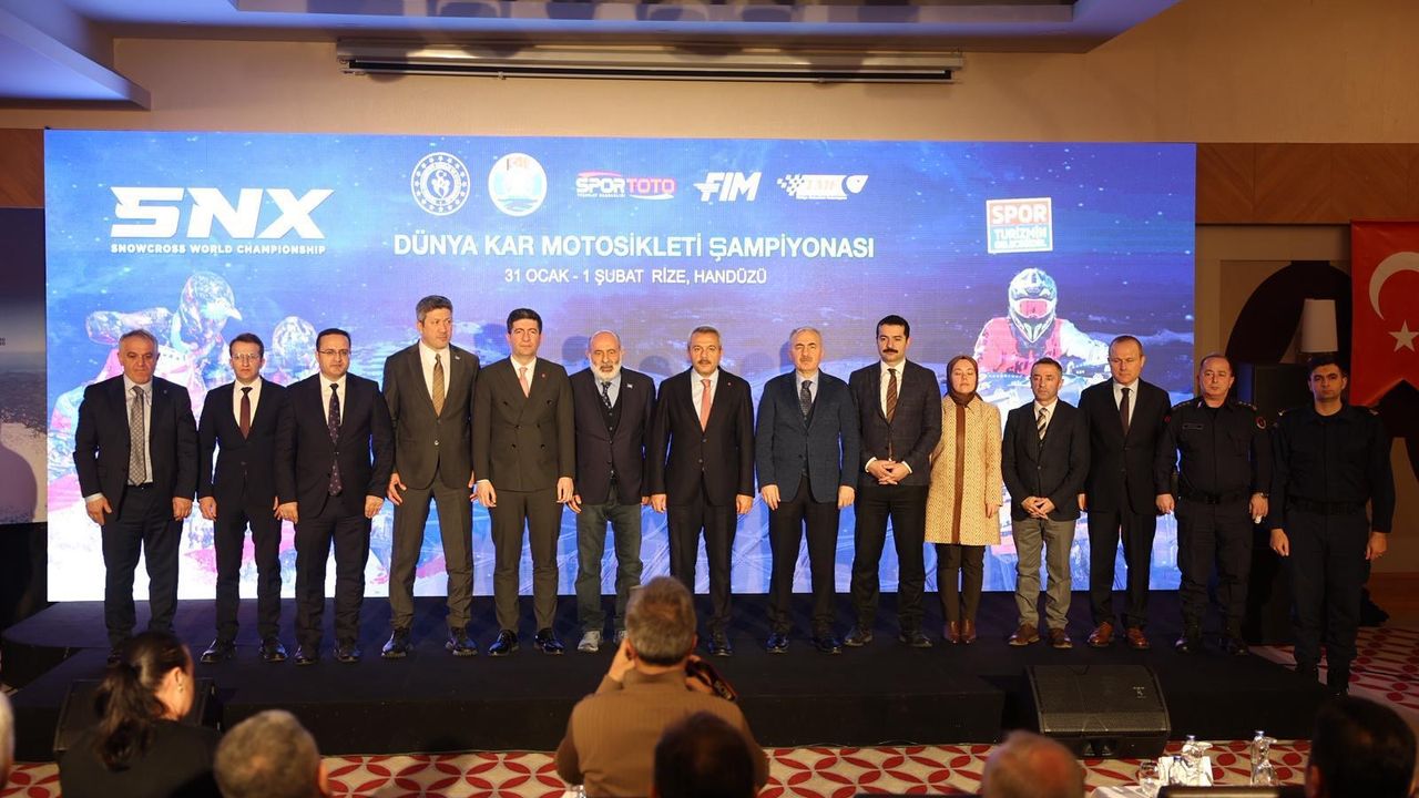 Dünya Kar Motosikleti Şampiyonası Handüzü Yaylası’nda yapılacak