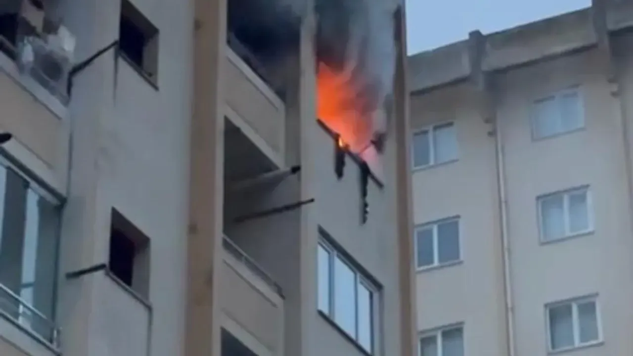 Giresun Merkez Batlama TOKİ'de yangın