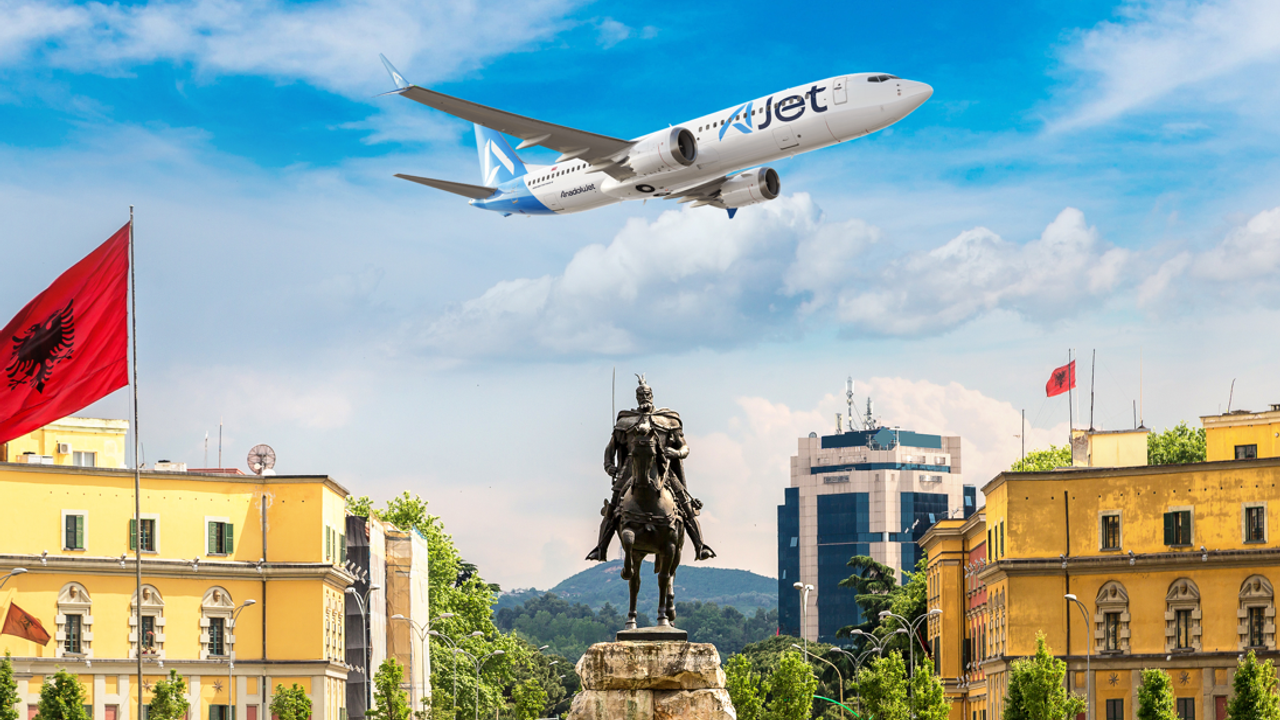 AJet, İstanbul ve Ankara’dan Tiran’a uçacak