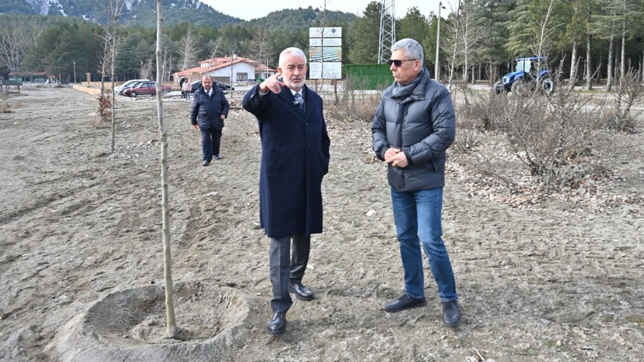 Gölcük tabiat parkı yeşilleniyor