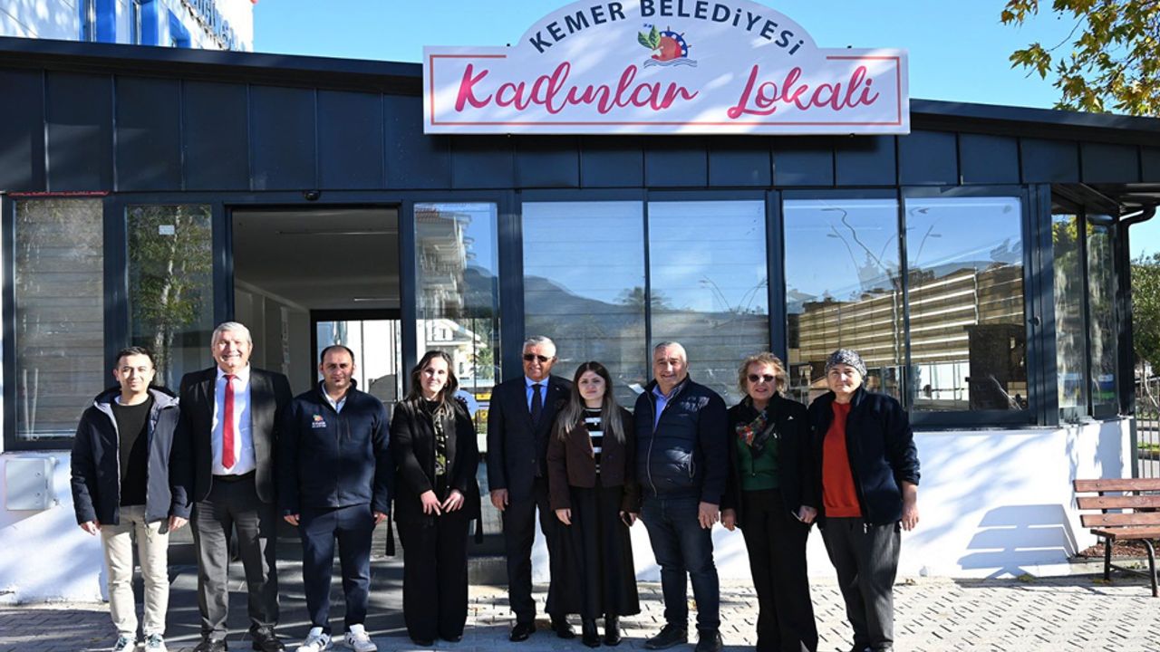 Kemer Belediyesi Kadınlar Lokali açılıyor