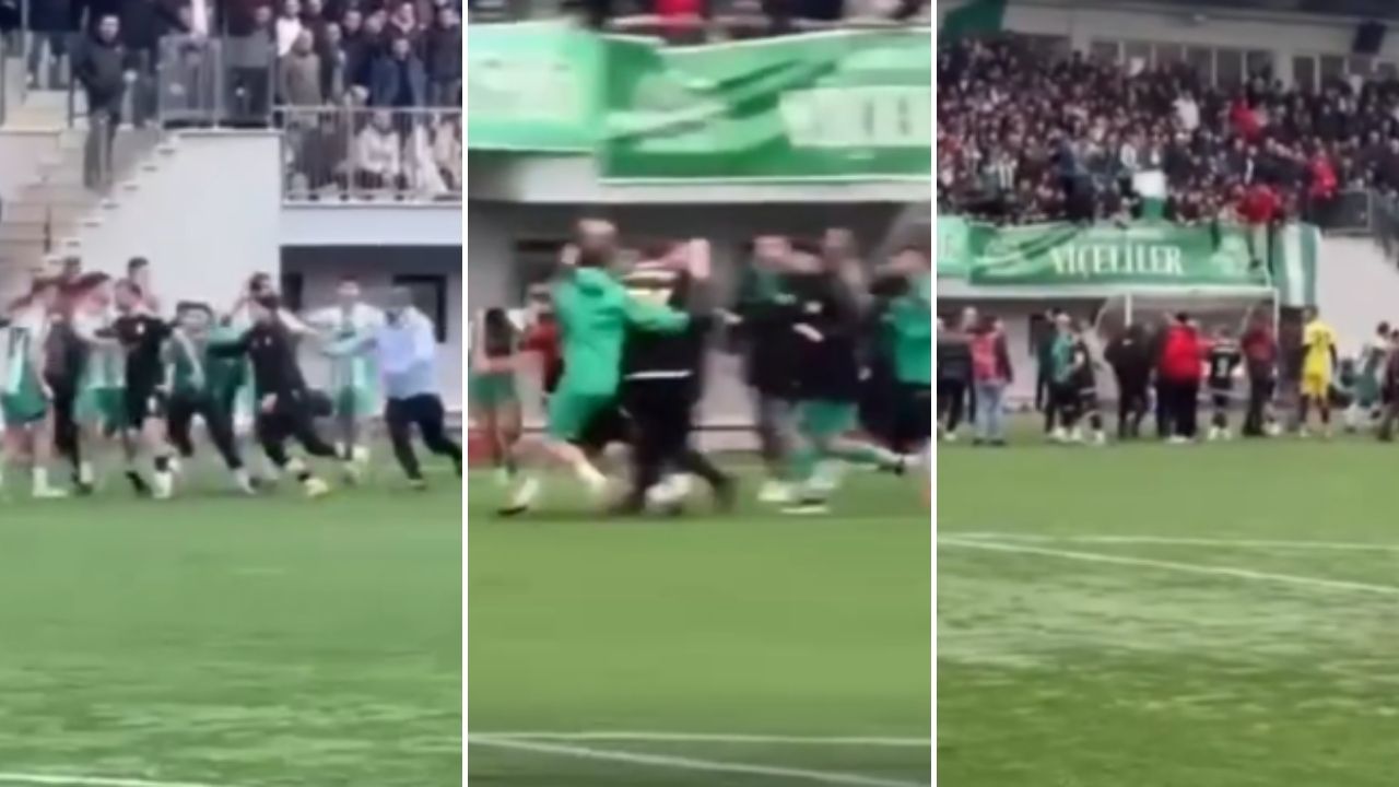 Rize Süper Amatör Lig’de gergin maç: 3 kırmızı kart çıktı