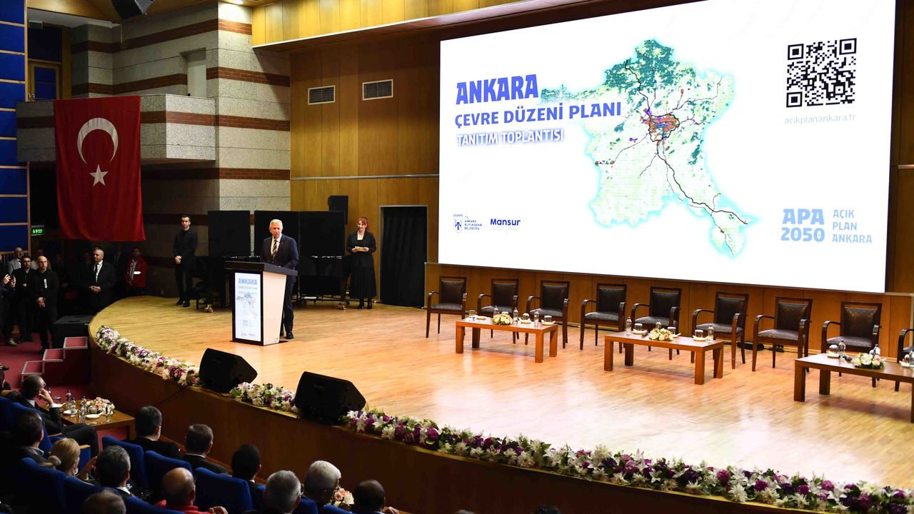 Ankara’nın 2050 vizyonu masaya yatırıldı: Çevre düzeni planı kamuoyuna sunuldu