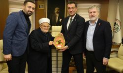 Mescidi Aksa İmam Hatibi İkrime Sabri, Fuat Köse'yi ziyaret etti