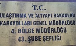 Karayolları 43. Şube Şefliği'nden D 140 nolu karayolunda yenileme çalışması