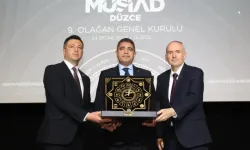 MÜSİAD Düzce Başkanı Özgür Sağlam güven tazeledi