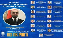 AK Parti Burdur il yönetiminde yürütme kurulu belirlendi