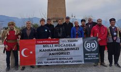 Osmaniye’nin Kurtuluşu'nun 103. yılında OSEV Şehit Saim Bey'e saygı kampı ve yürüyüşü düzenledi