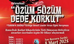 Türkiye geneli liseler arası "Özüm Sözüm Dede Korkut" öykü yarışması başlıyor