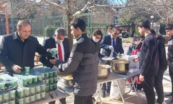 Burdur Bucak’ta Mehmet Cadıl Anadolu Lisesi’nde tavuk-pilav etkinliği