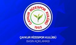 ÇaykurRizespor'dan TFF'ye Yeter Artık Durum