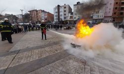 Ordu’da kamu kurumlarına yangın bilinci