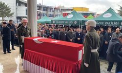 Düzceli Şehit Mustafa Bazna tekbirlerle uğurlandı