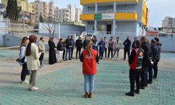 Silopi Gençlik Merkezi'nde deprem ve yangın tatbikatı