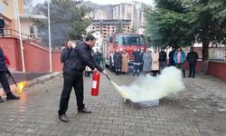 Gümüşhane Belediyesinden yangınlara karşı bilinçlendirme çalışmaları