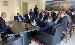 AK Parti heyeti, Alanya Şoförler ve Nakliyeciler Odası’nda esnafla buluştu