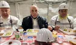 Ergün Atalay, madencilerin iftar sofrasına konuk oldu